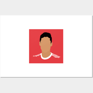 Raphael Varane Minimalistic Face Art Posters and Art